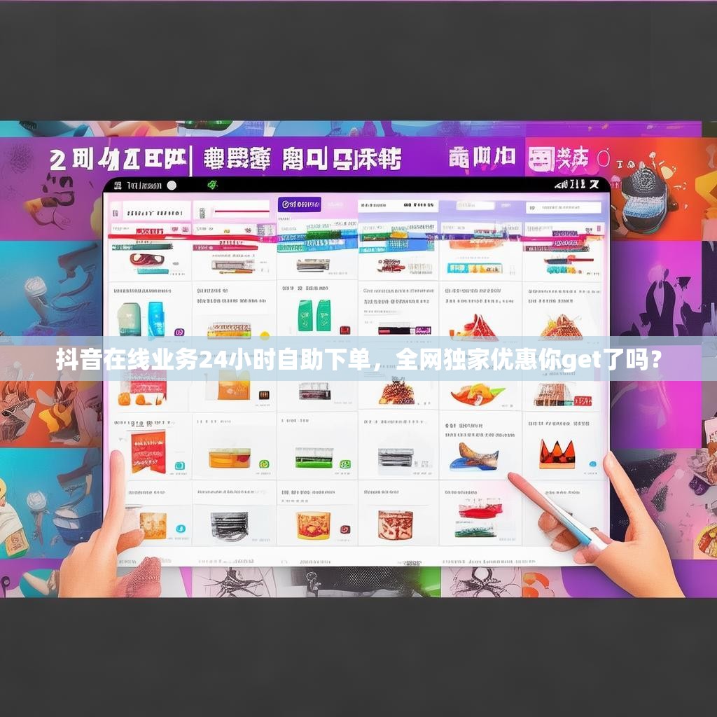 抖音在线业务24小时自助下单，全网独家优惠你get了吗？