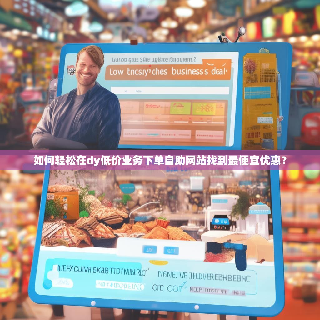 如何轻松在dy低价业务下单自助网站找到最便宜优惠？