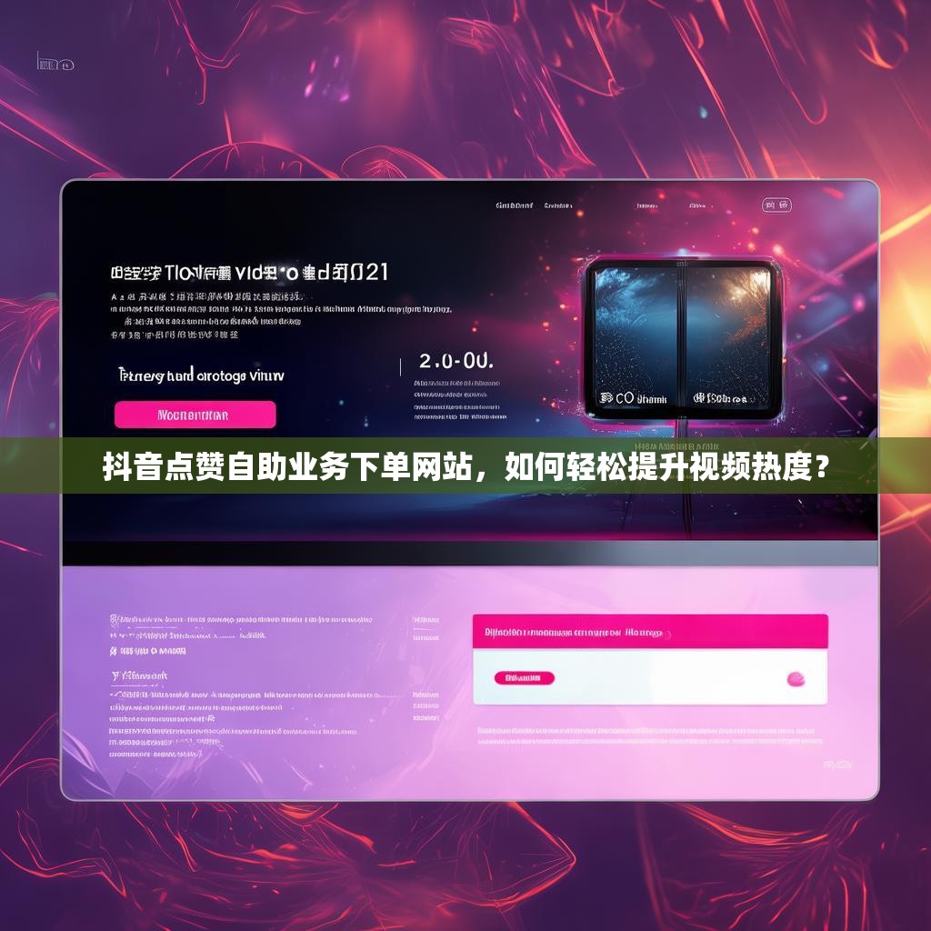 抖音点赞自助业务下单网站，如何轻松提升视频热度？
