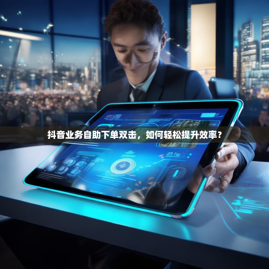 抖音业务自助下单双击，如何轻松提升效率？