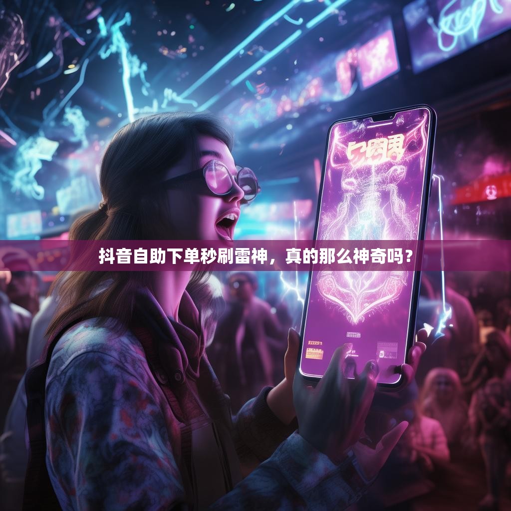 抖音自助下单秒刷雷神，真的那么神奇吗？