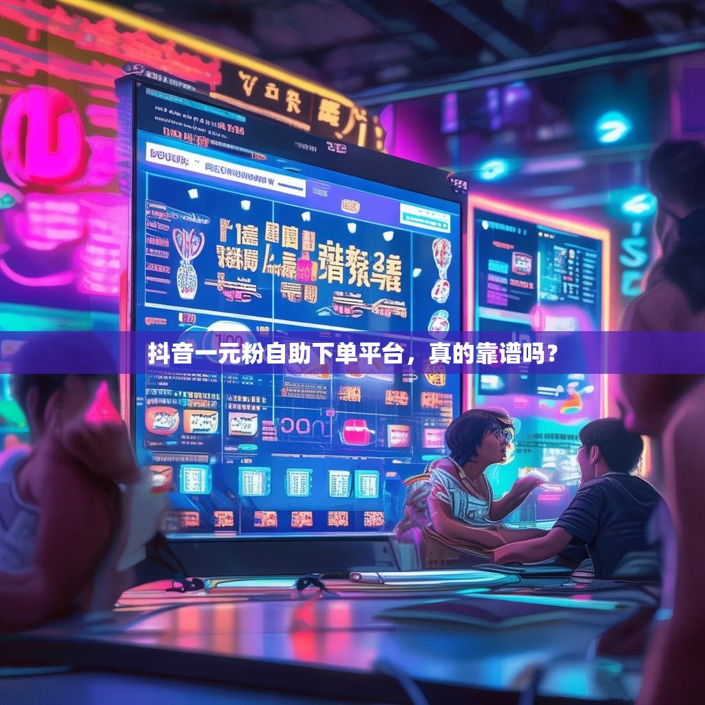 抖音一元粉自助下单平台，真的靠谱吗？