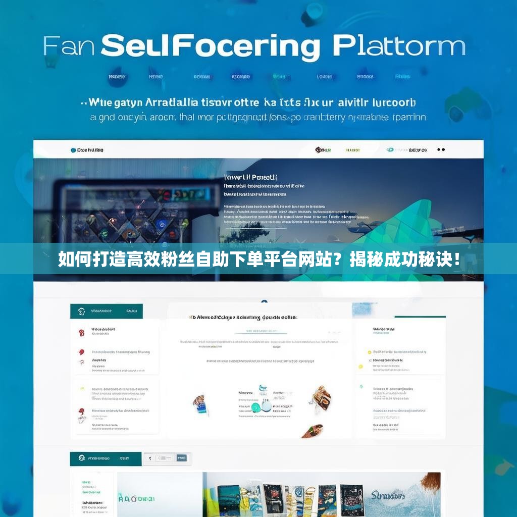 如何打造高效粉丝自助下单平台网站？揭秘成功秘诀！