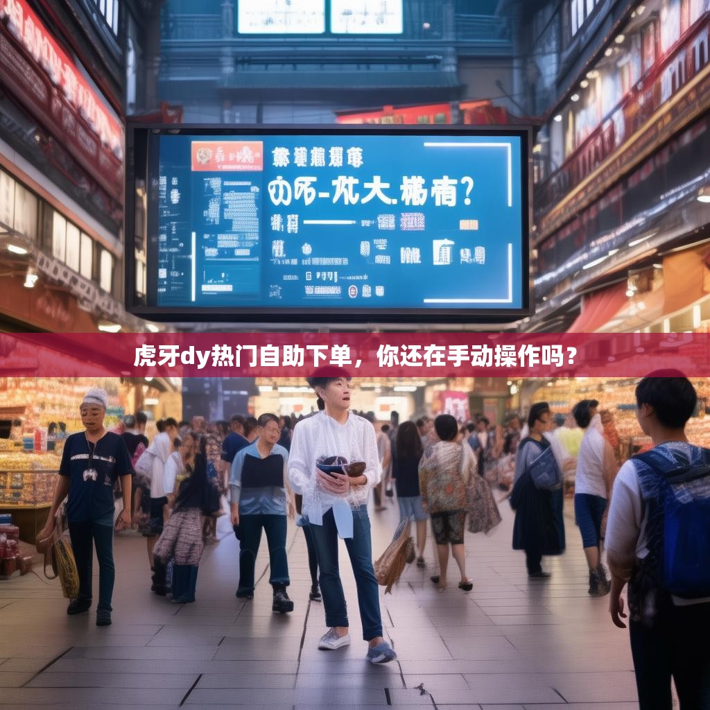 虎牙dy热门自助下单，你还在手动操作吗？