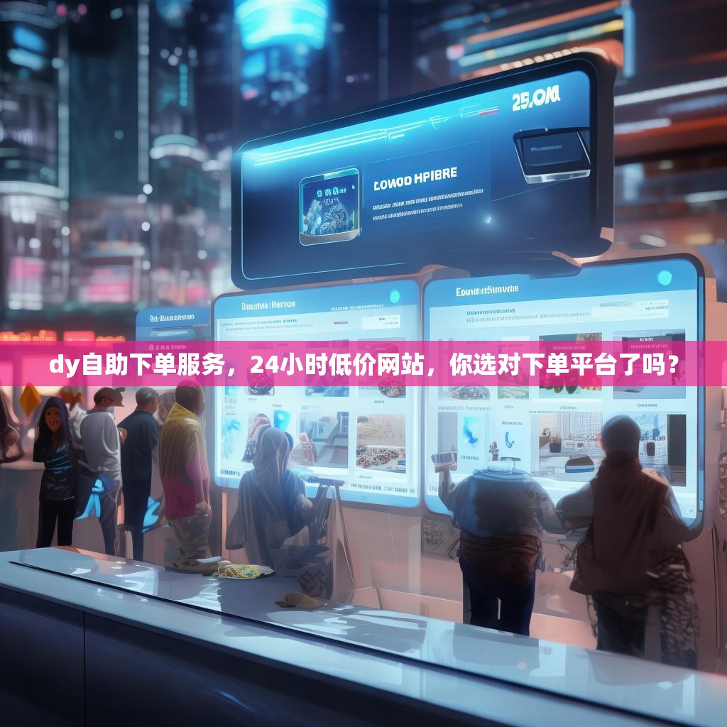 dy自助下单服务，24小时低价网站，你选对下单平台了吗？