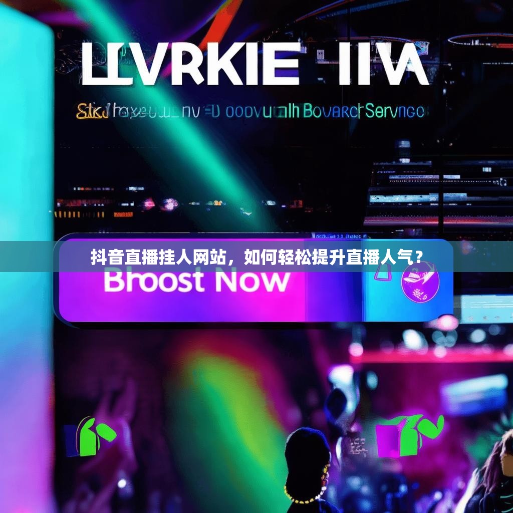 抖音直播挂人网站，如何轻松提升直播人气？