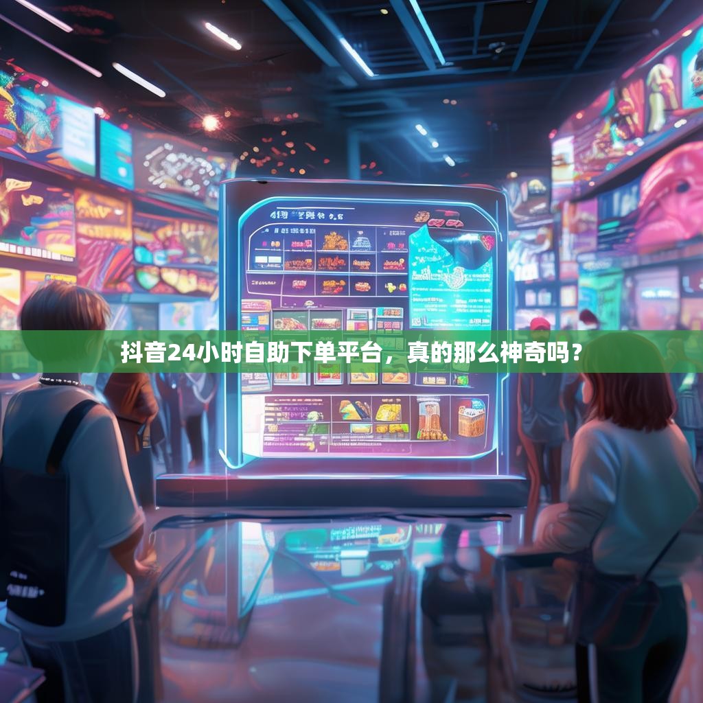 抖音24小时自助下单平台，真的那么神奇吗？