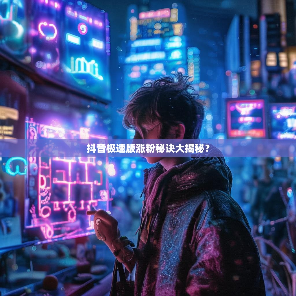 抖音极速版涨粉秘诀大揭秘？