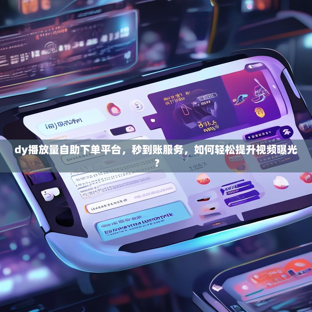 dy播放量自助下单平台，秒到账服务，如何轻松提升视频曝光？