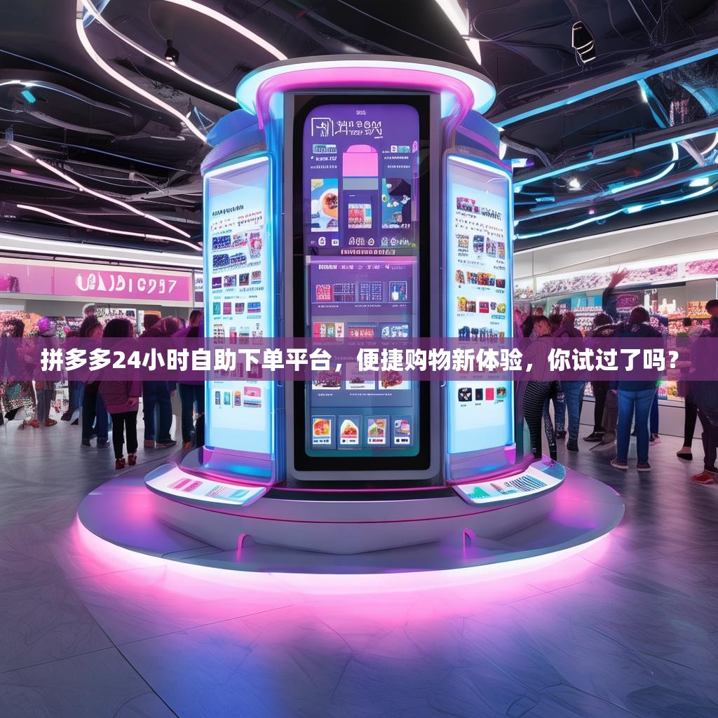 拼多多24小时自助下单平台，便捷购物新体验，你试过了吗？