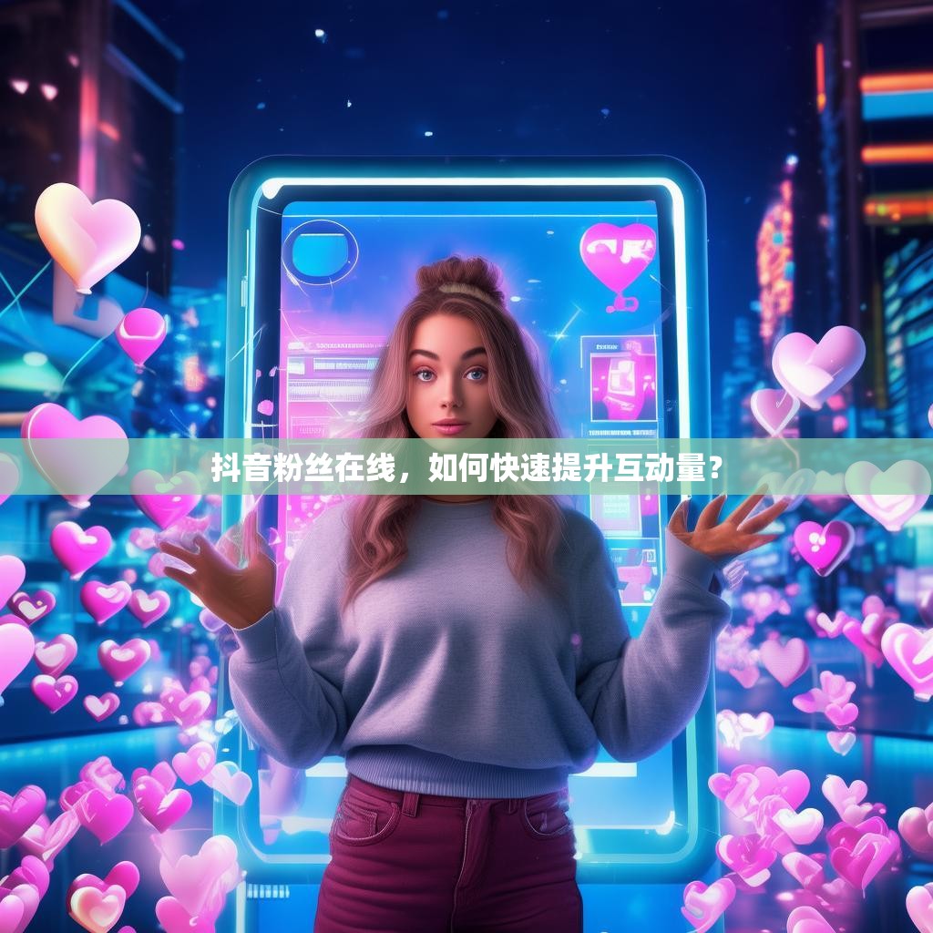 抖音粉丝在线，如何快速提升互动量？