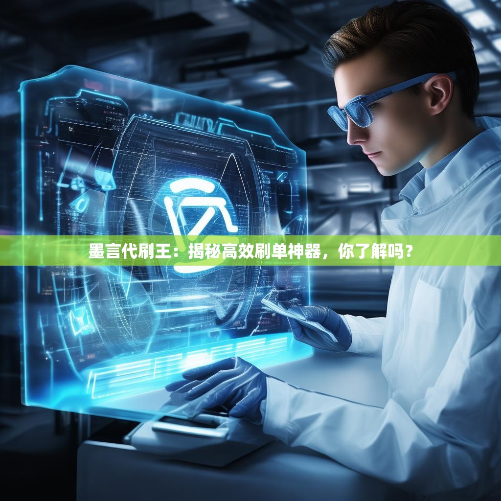 墨言代刷王：揭秘高效刷单神器，你了解吗？