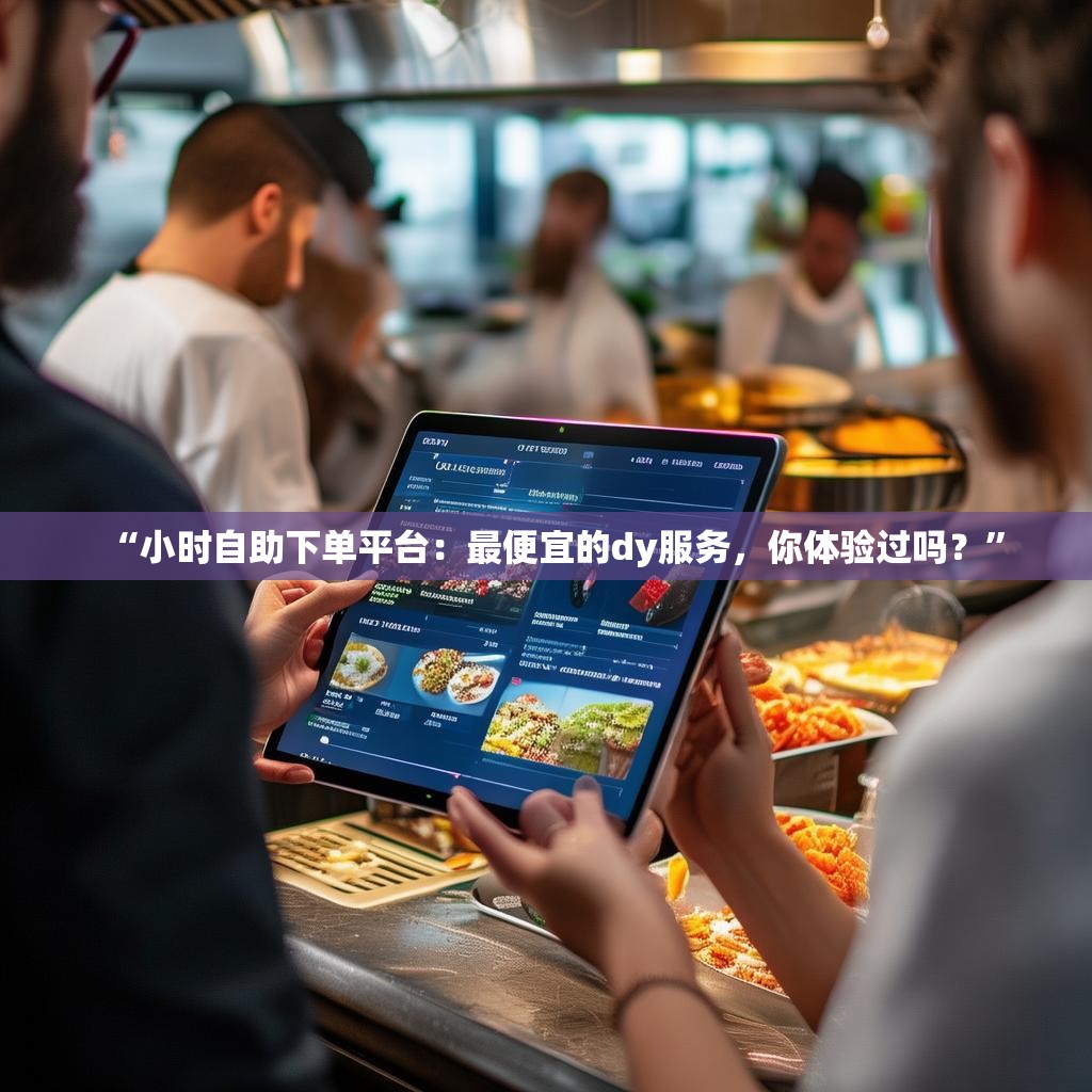 “小时自助下单平台：最便宜的dy服务，你体验过吗？”