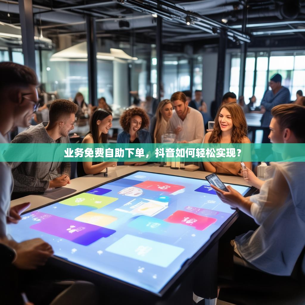 业务免费自助下单，抖音如何轻松实现？