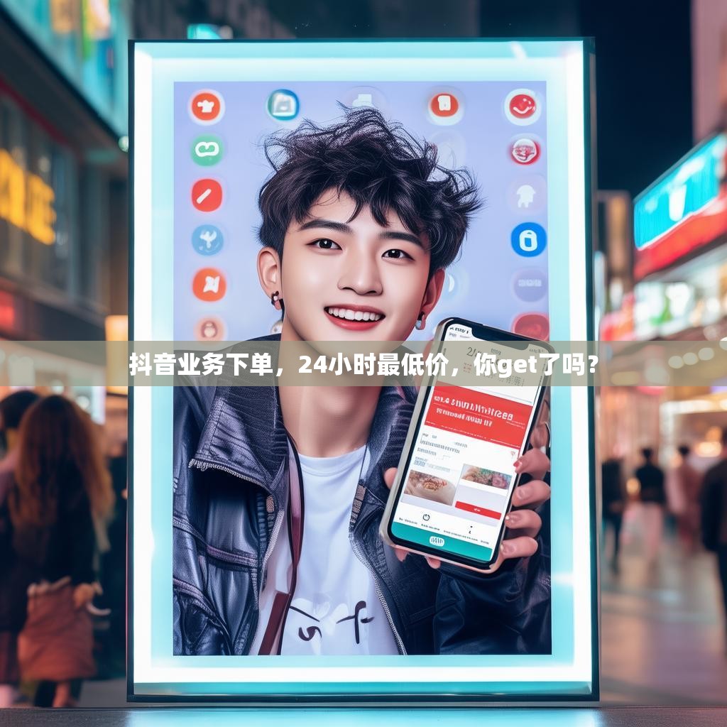 抖音业务下单，24小时最低价，你get了吗？