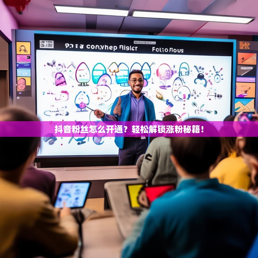 抖音粉丝怎么开通？轻松解锁涨粉秘籍！