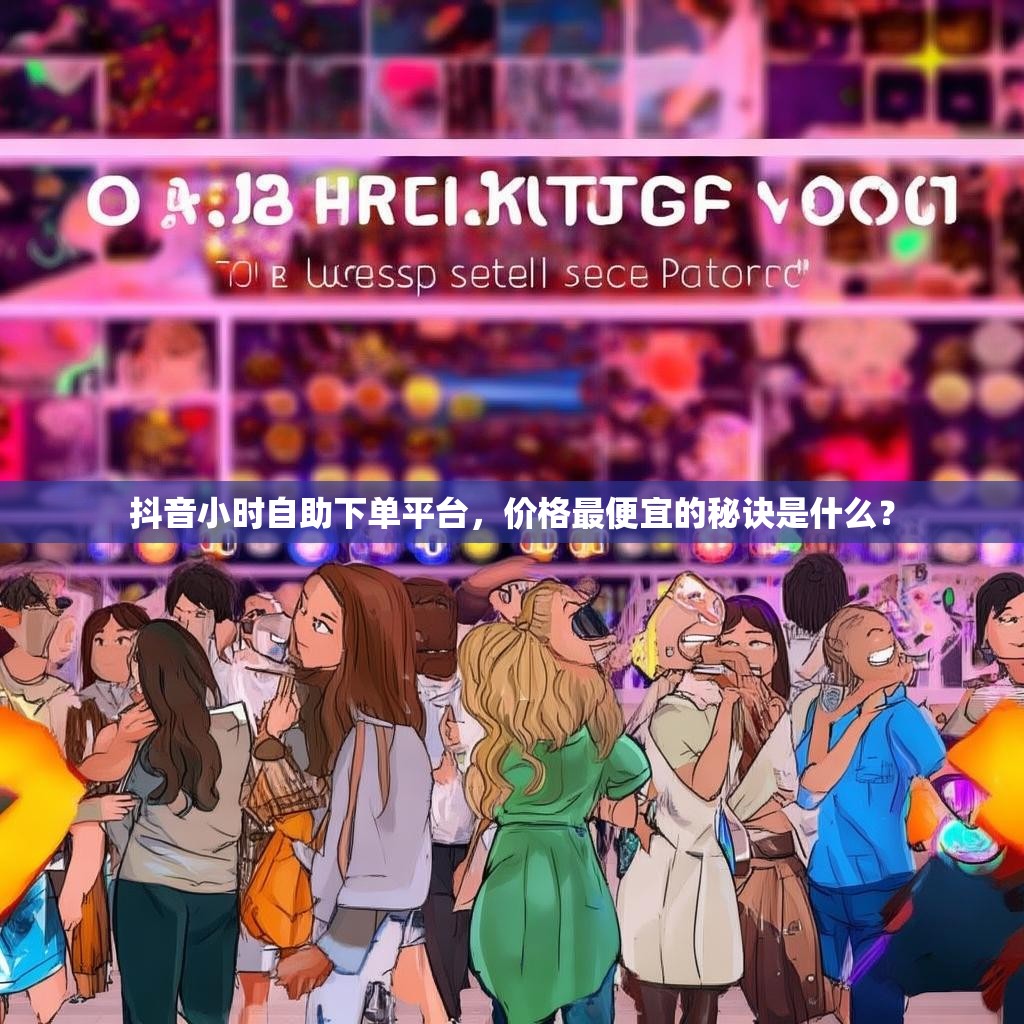 抖音小时自助下单平台，价格最便宜的秘诀是什么？