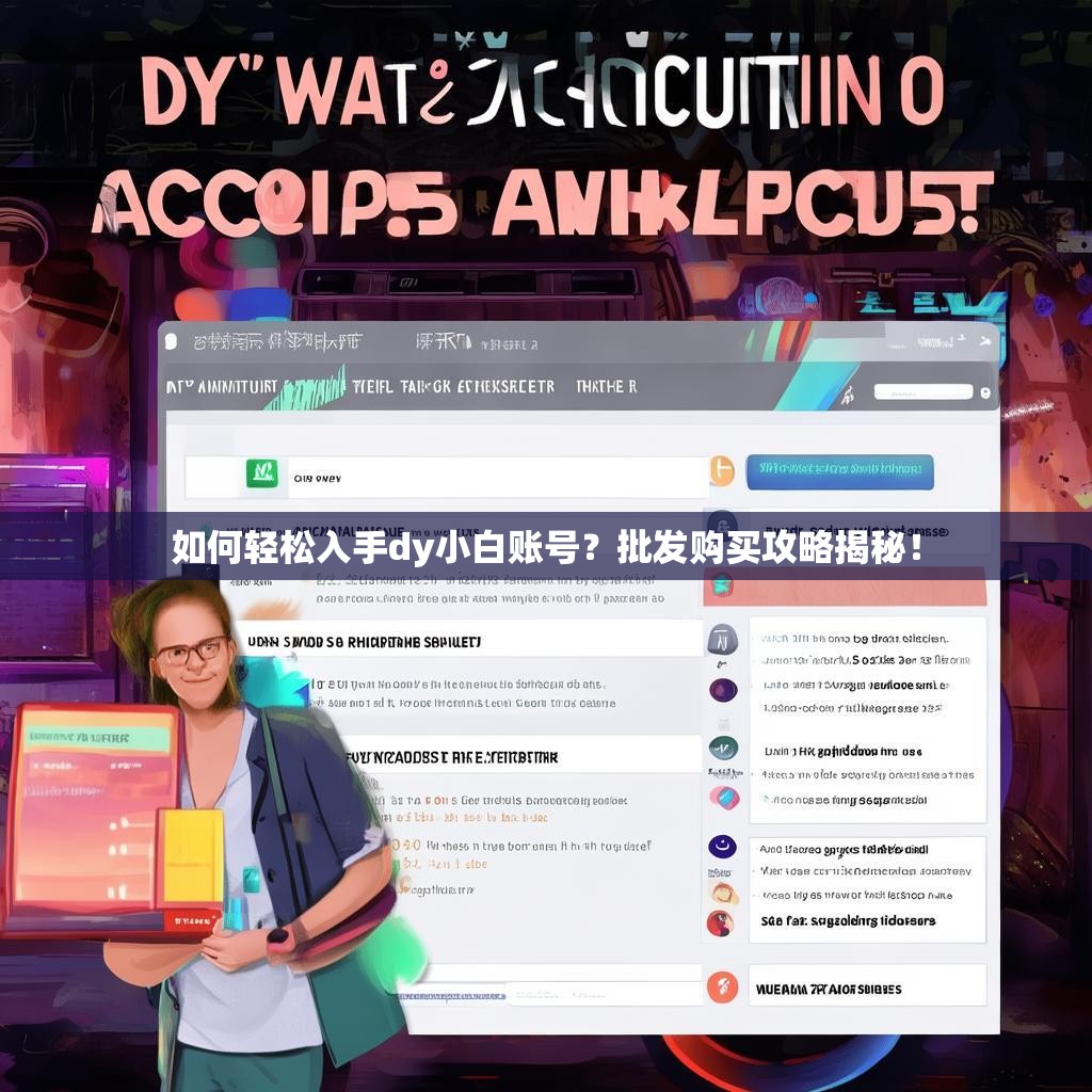 如何轻松入手dy小白账号？批发购买攻略揭秘！