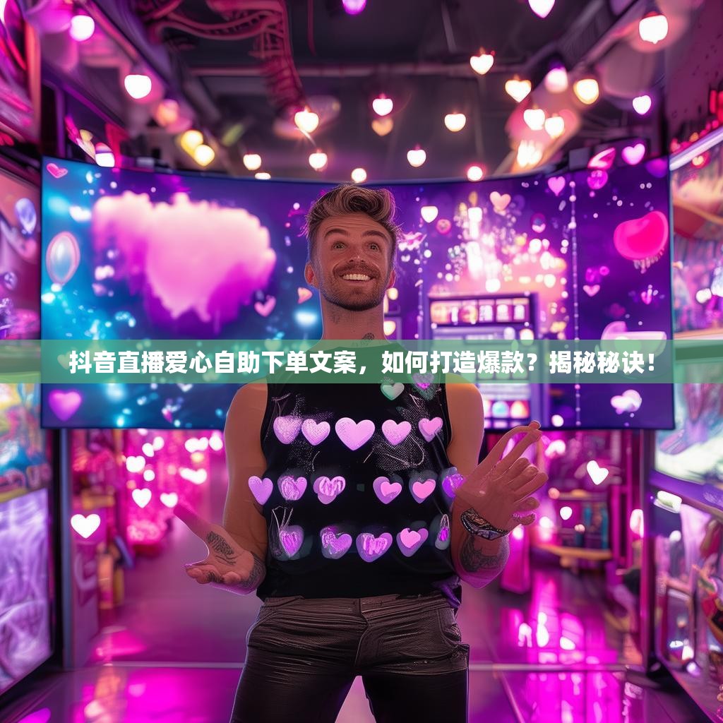 抖音直播爱心自助下单文案，如何打造爆款？揭秘秘诀！