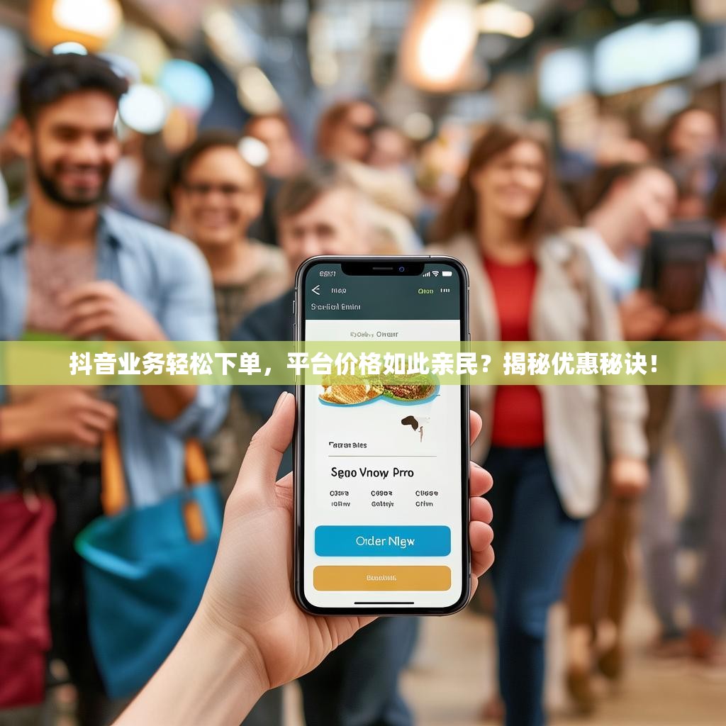 抖音业务轻松下单，平台价格如此亲民？揭秘优惠秘诀！