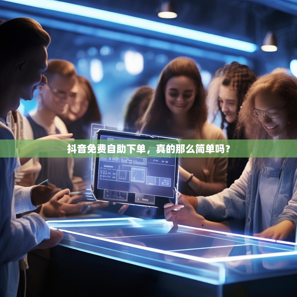 抖音免费自助下单，真的那么简单吗？