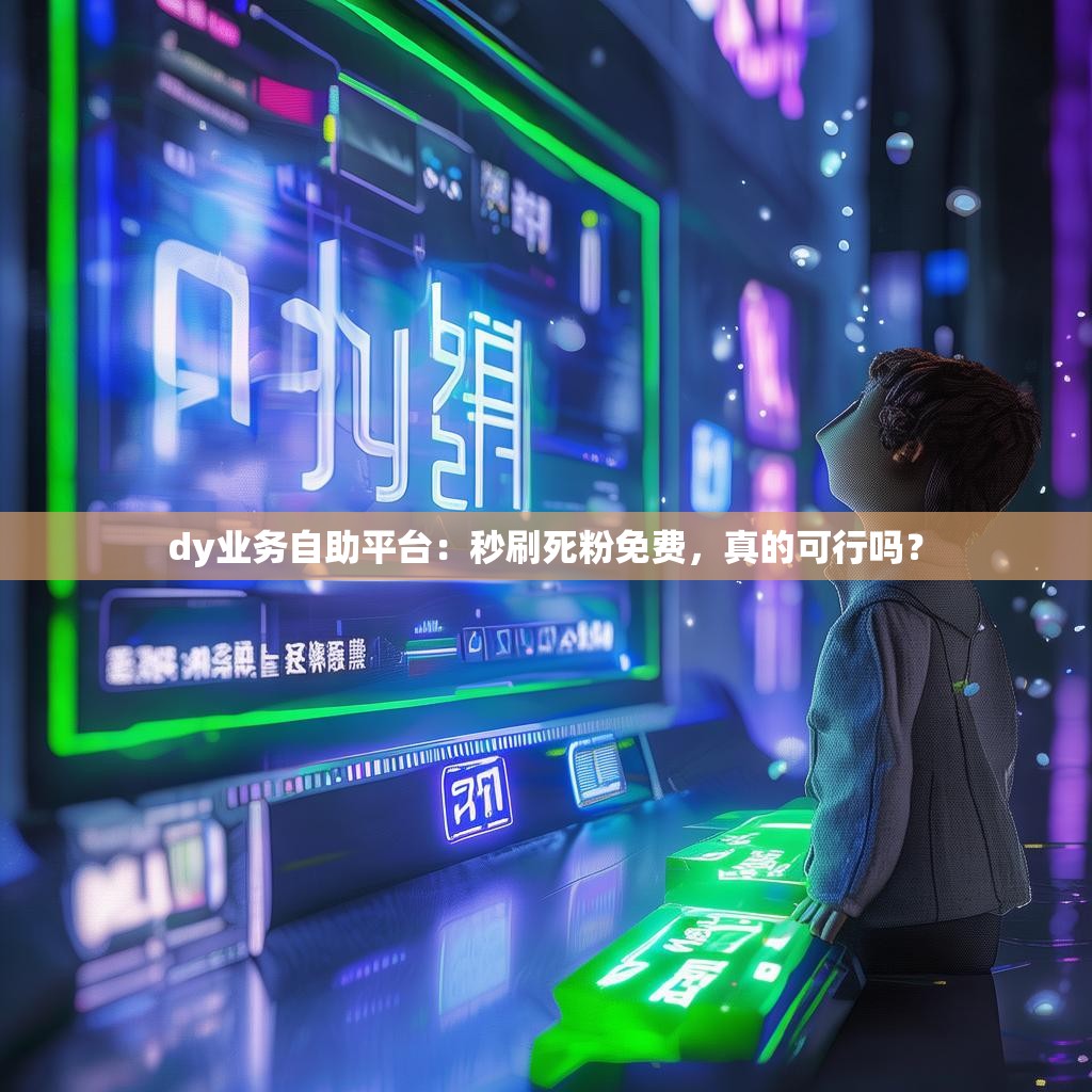dy业务自助平台：秒刷死粉免费，真的可行吗？