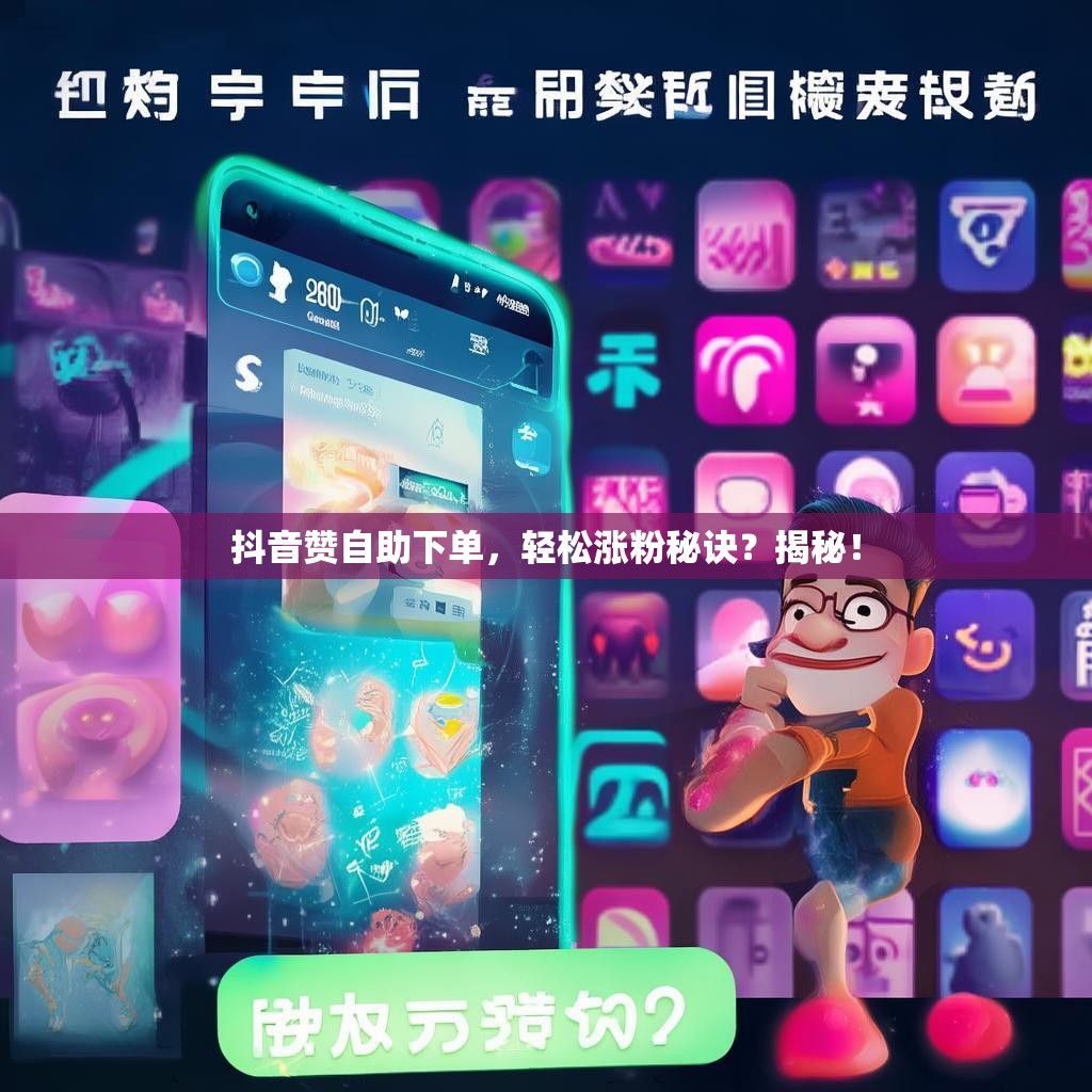 抖音赞自助下单，轻松涨粉秘诀？揭秘！