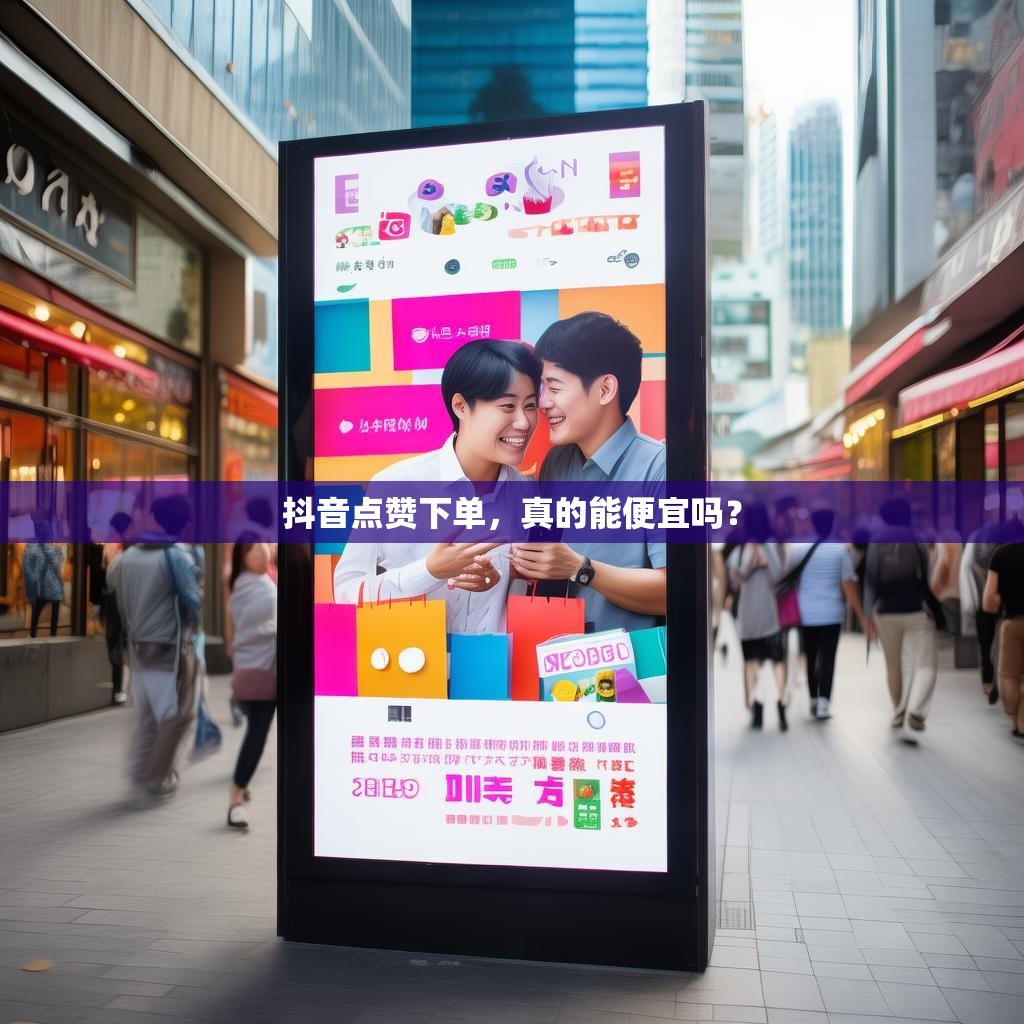 抖音点赞下单，真的能便宜吗？