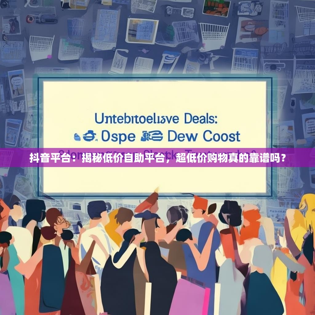 抖音平台：揭秘低价自助平台，超低价购物真的靠谱吗？
