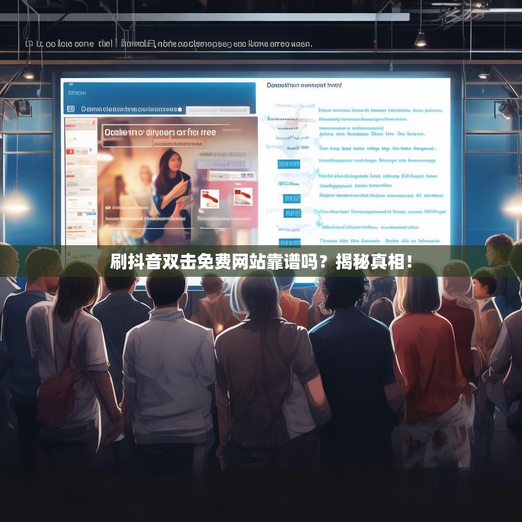 刷抖音双击免费网站靠谱吗？揭秘真相！