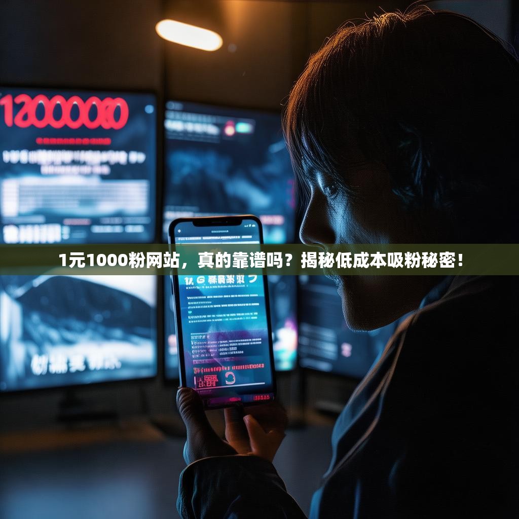 1元1000粉网站，真的靠谱吗？揭秘低成本吸粉秘密！