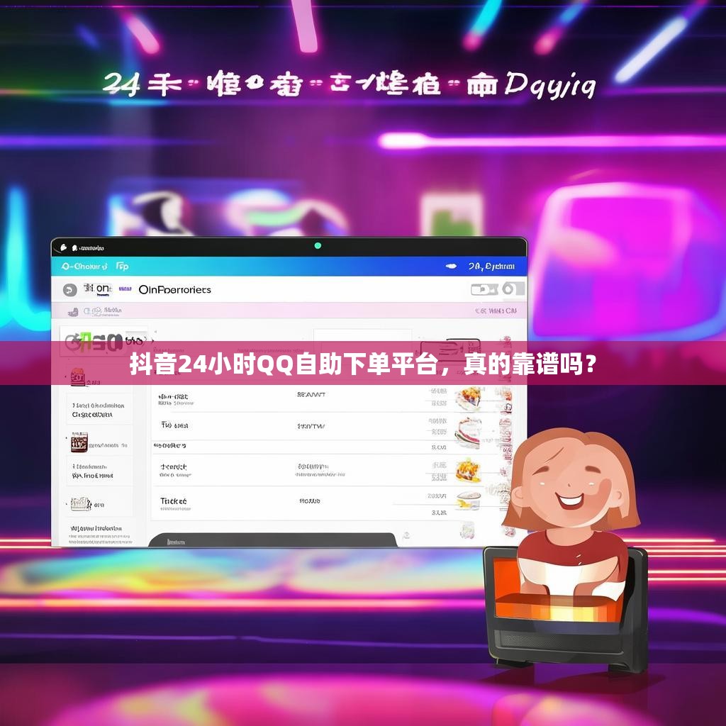 抖音24小时QQ自助下单平台，真的靠谱吗？