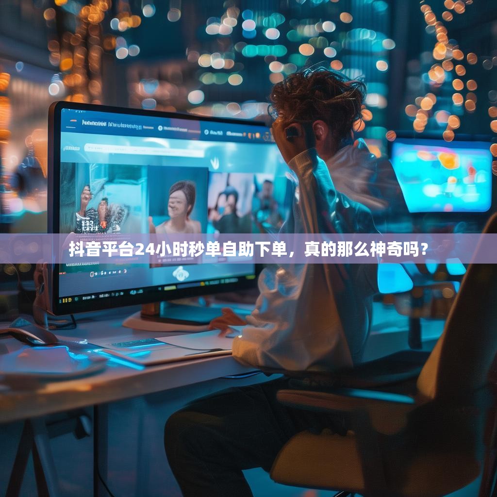 抖音平台24小时秒单自助下单，真的那么神奇吗？