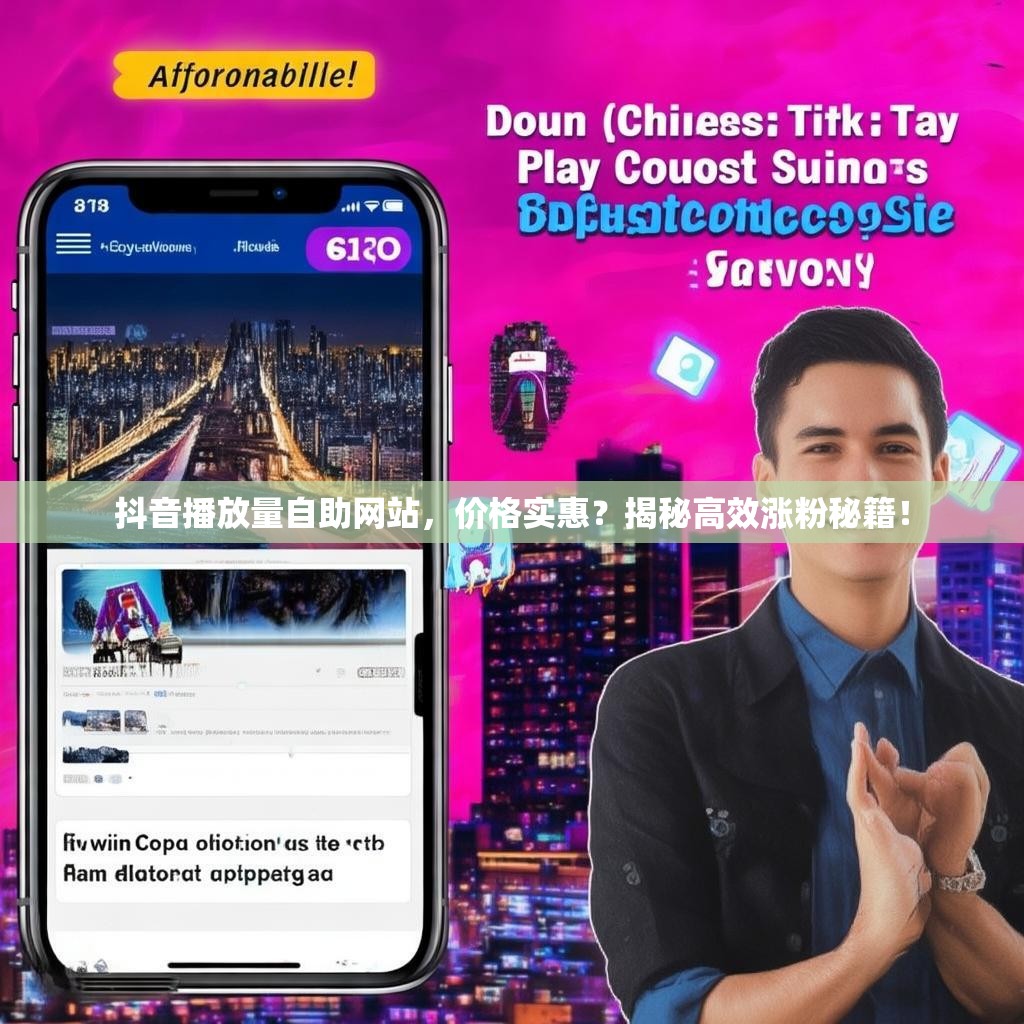 抖音播放量自助网站，价格实惠？揭秘高效涨粉秘籍！