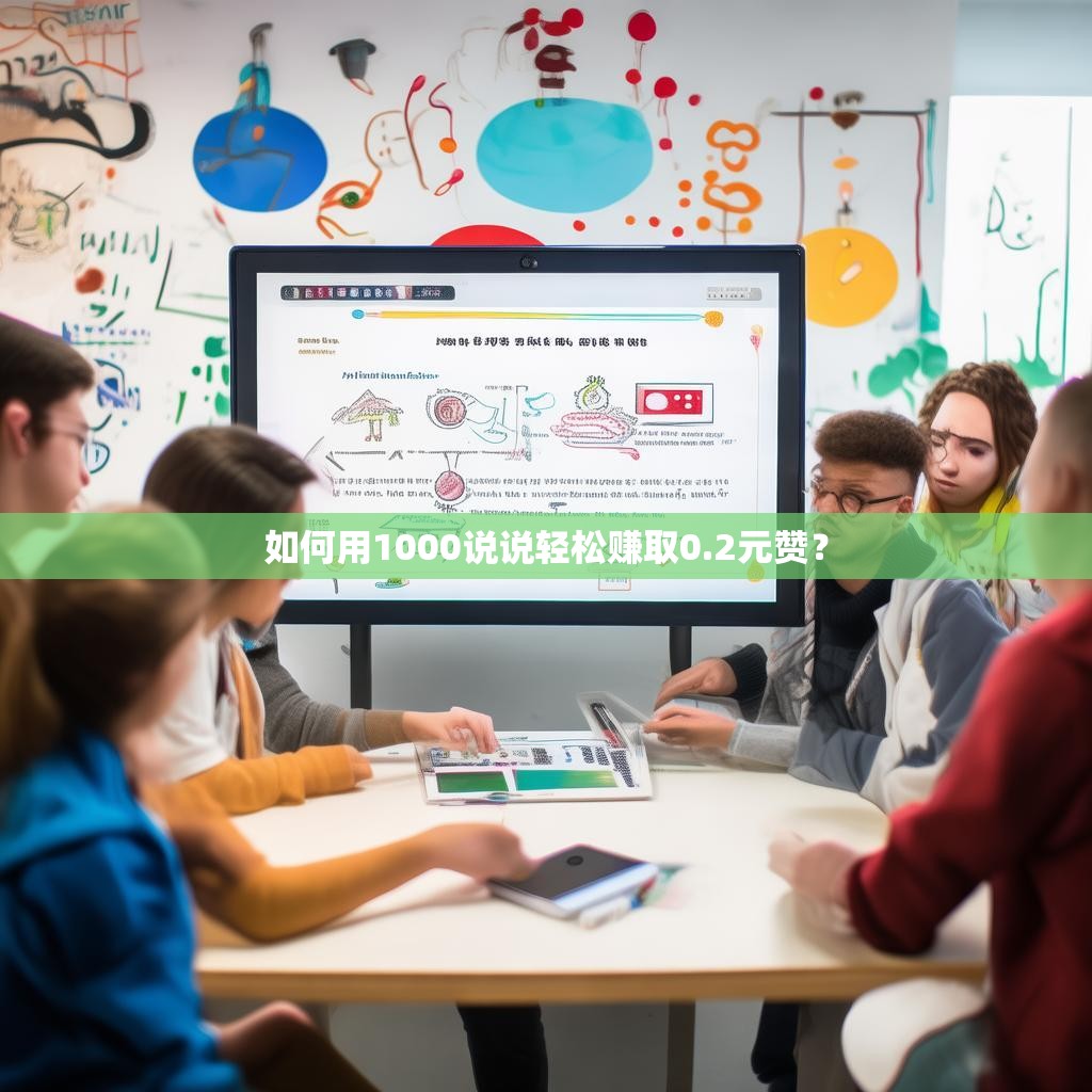 如何用1000说说轻松赚取0.2元赞？