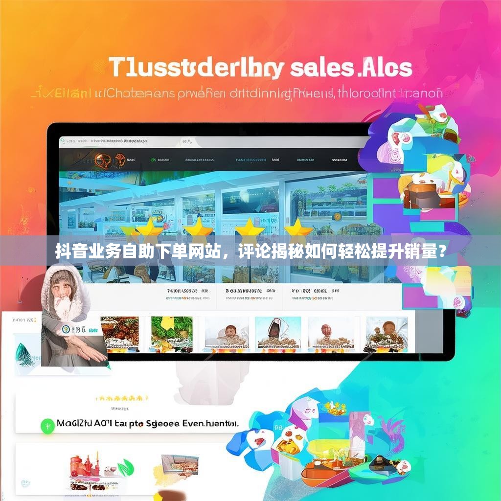 抖音业务自助下单网站，评论揭秘如何轻松提升销量？