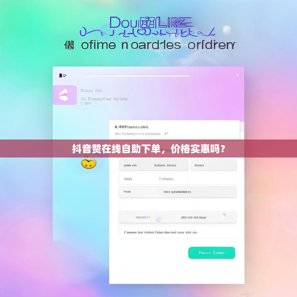 抖音赞在线自助下单，价格实惠吗？
