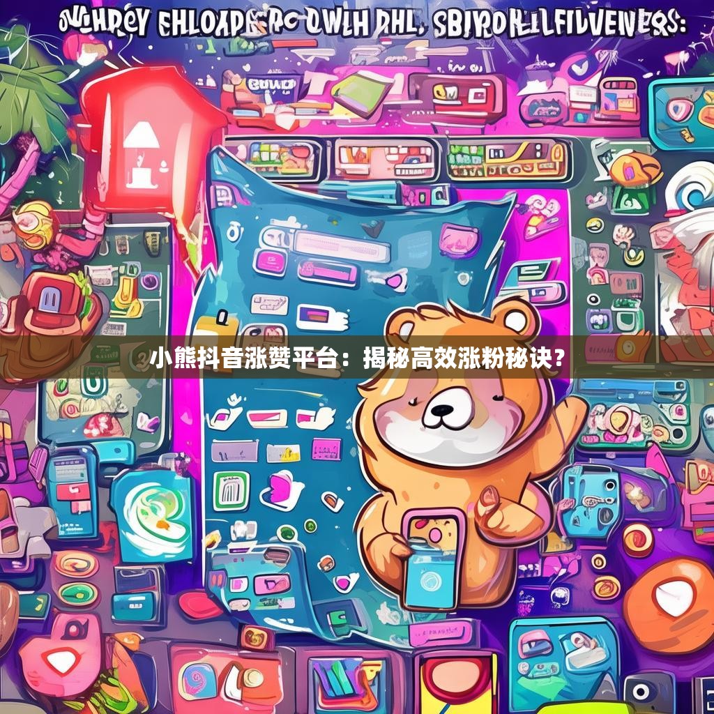 小熊抖音涨赞平台：揭秘高效涨粉秘诀？