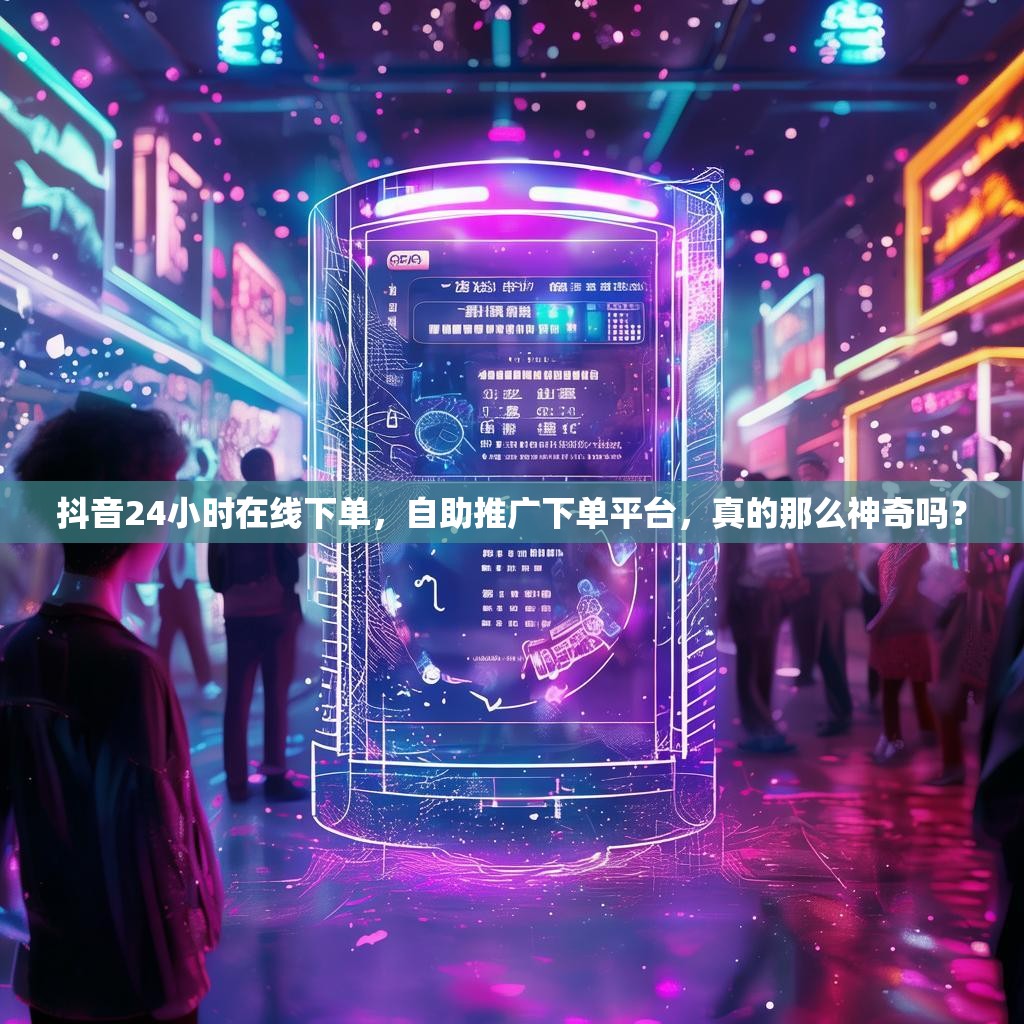 抖音24小时在线下单，自助推广下单平台，真的那么神奇吗？