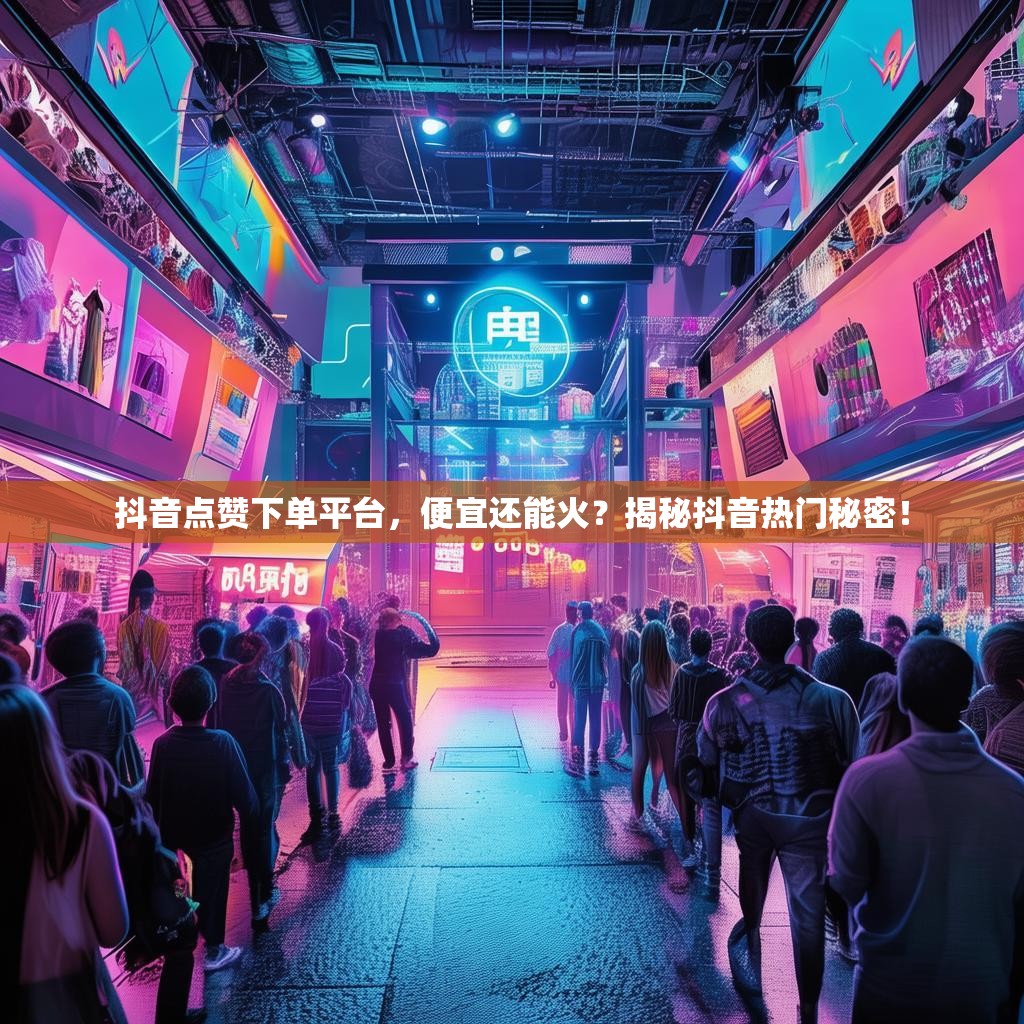 抖音点赞下单平台，便宜还能火？揭秘抖音热门秘密！