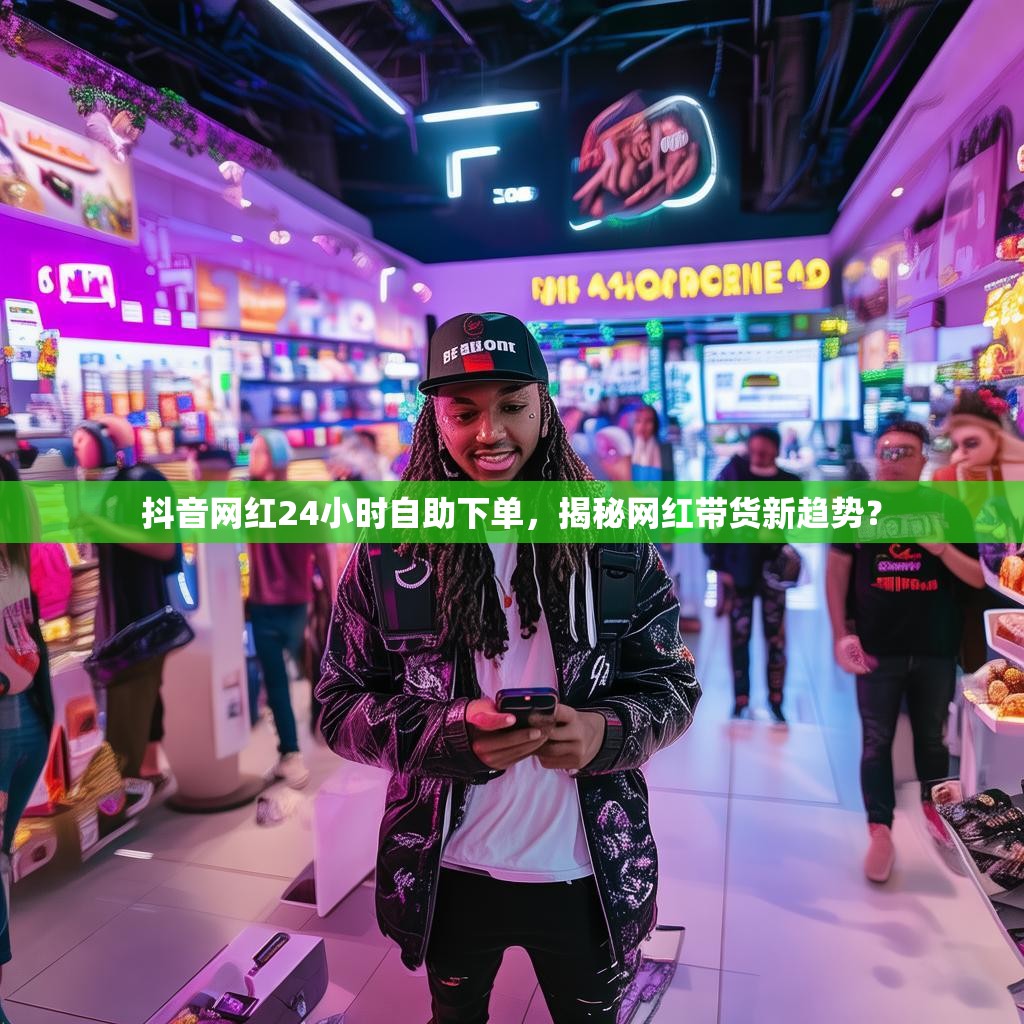 抖音网红24小时自助下单，揭秘网红带货新趋势？