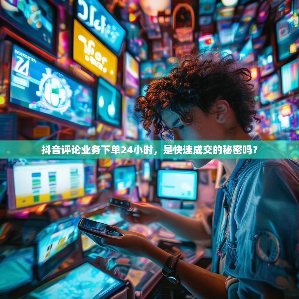 抖音评论业务下单24小时，是快速成交的秘密吗？