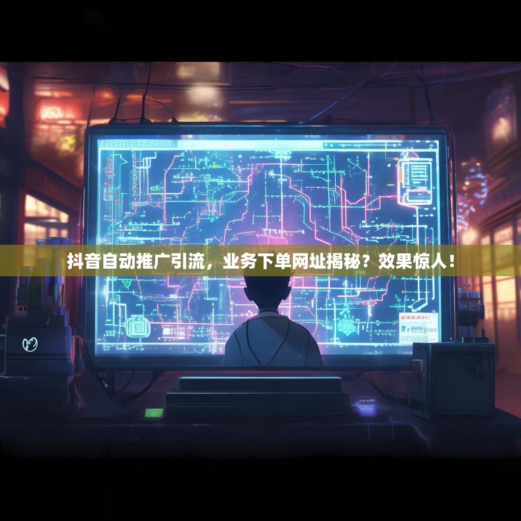 抖音自动推广引流，业务下单网址揭秘？效果惊人！