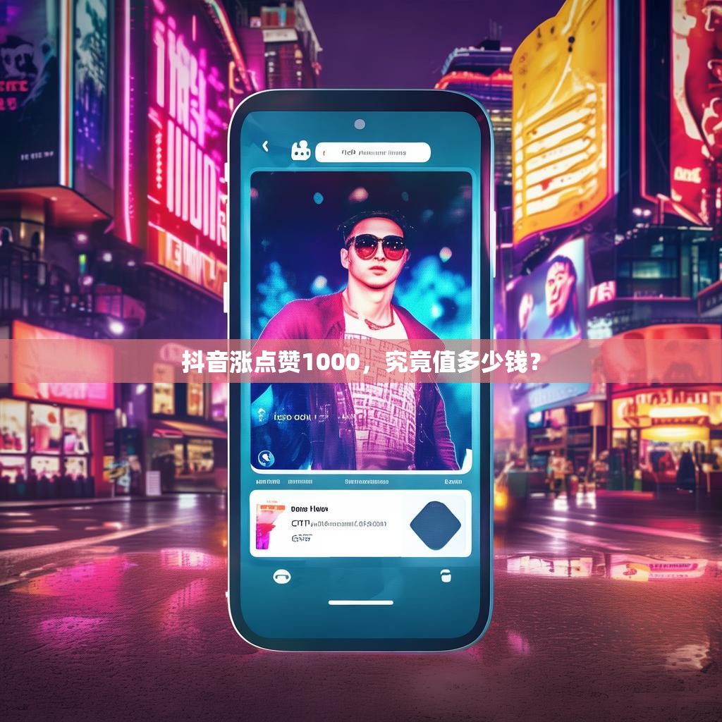 抖音涨点赞1000，究竟值多少钱？