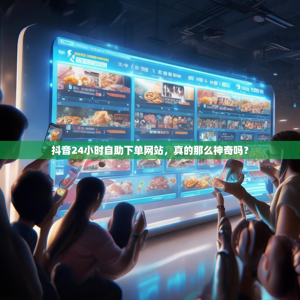 抖音24小时自助下单网站，真的那么神奇吗？