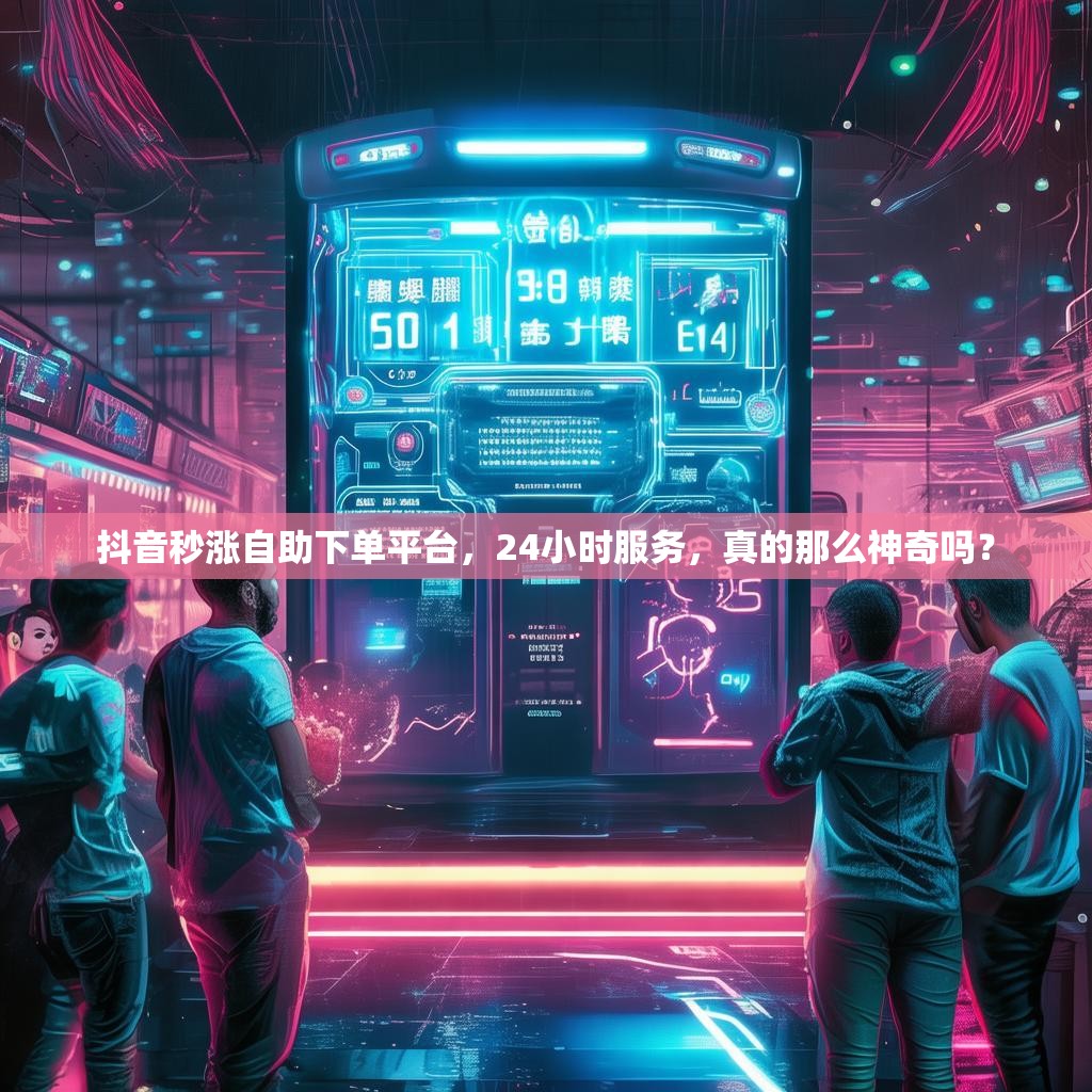 抖音秒涨自助下单平台，24小时服务，真的那么神奇吗？