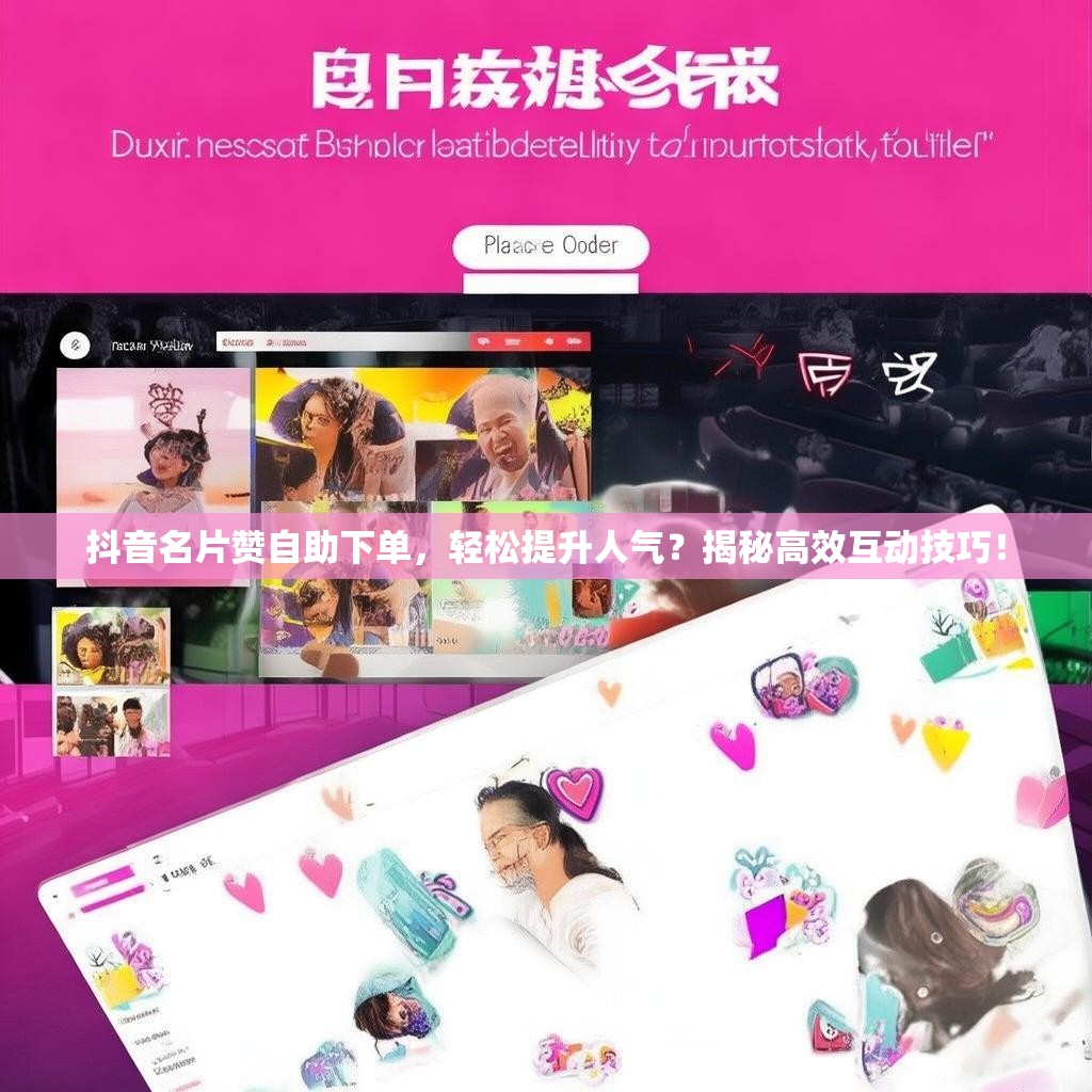 抖音名片赞自助下单，轻松提升人气？揭秘高效互动技巧！