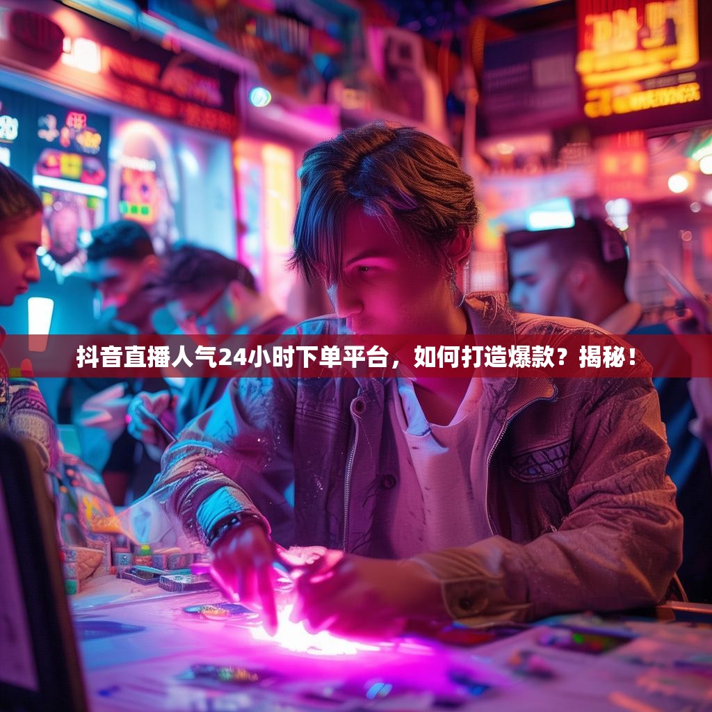 抖音直播人气24小时下单平台，如何打造爆款？揭秘！
