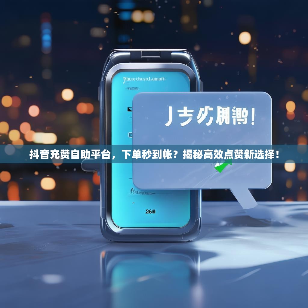 抖音充赞自助平台，下单秒到帐？揭秘高效点赞新选择！