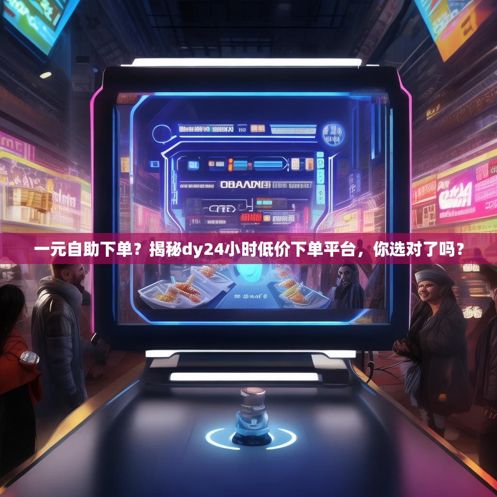一元自助下单？揭秘dy24小时低价下单平台，你选对了吗？